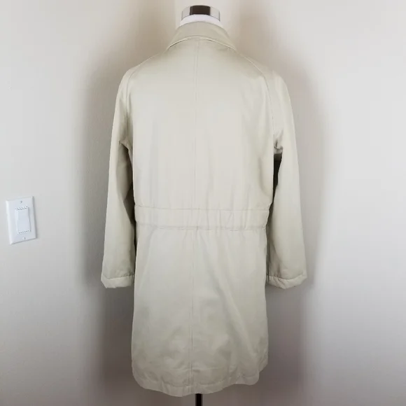 BURBERRY Beige Car Coat Size 12 PRISTINE Condition